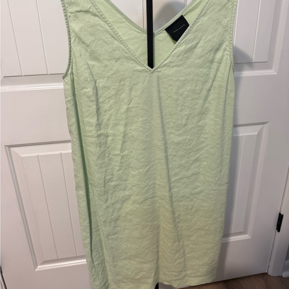 Alex Marie Light Mint Green Mini Dress